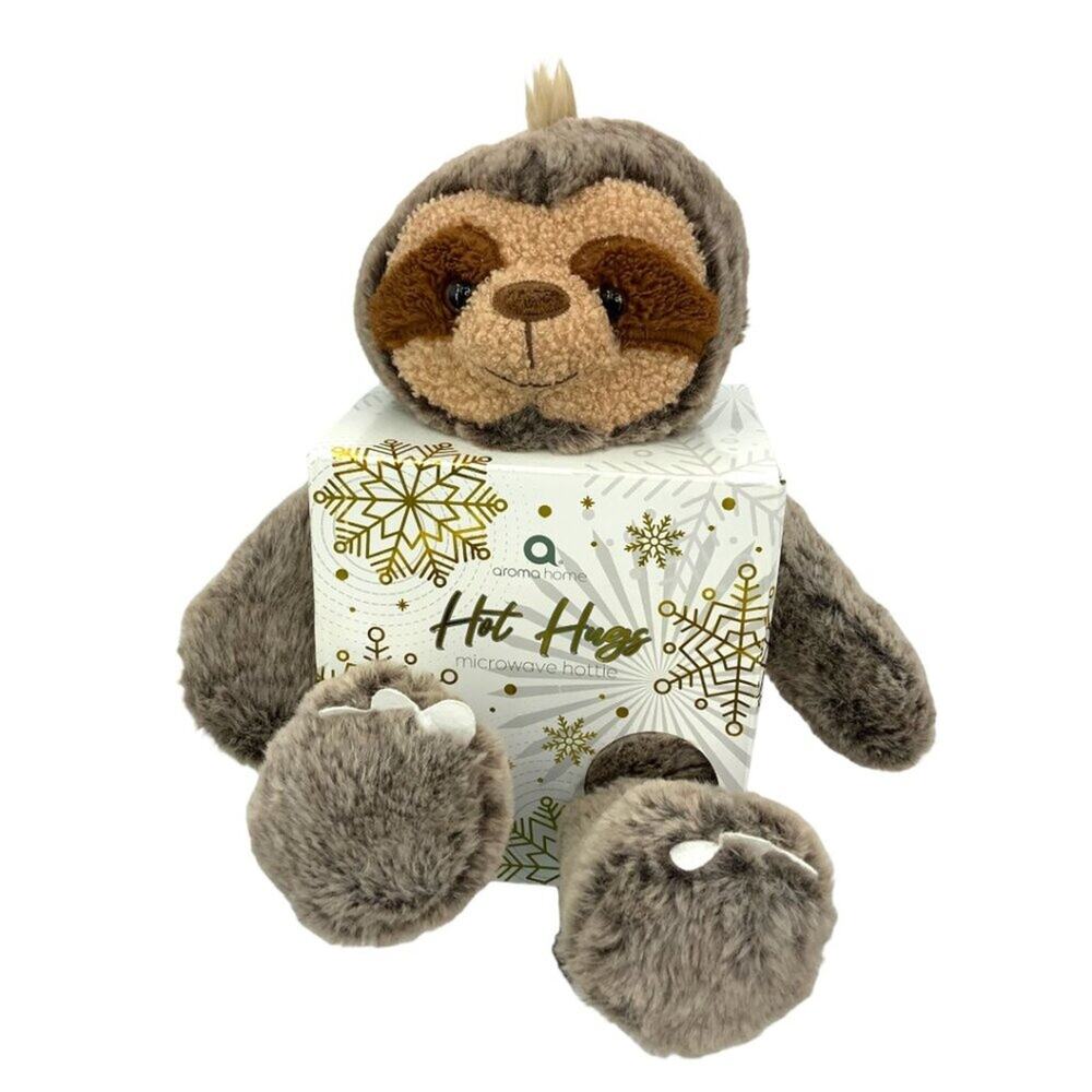 Aroma Home Hot Hugs Sloth Microwave Hottie NWT